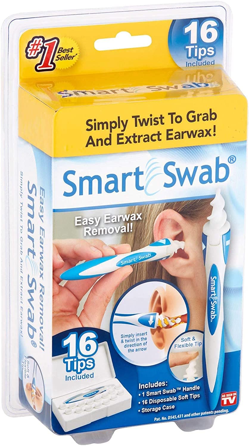 Smart Swab All in One, Outil de nettoyage d'oreille- Nettoyeur de Cérumen