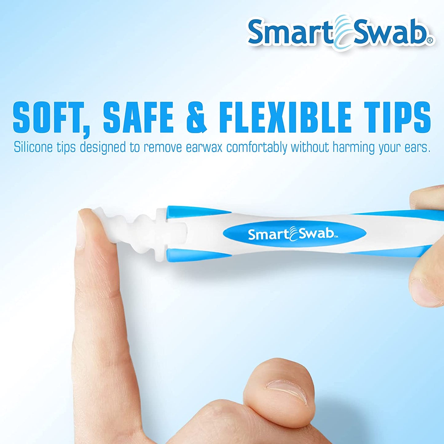 Smart Swab All in One, Outil de nettoyage d'oreille- Nettoyeur de Cérumen