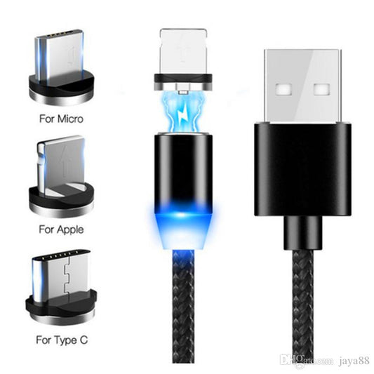 TOPK AM17 LED câble USB magnétique/Micro USB/type-c